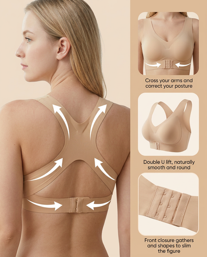 Posture Perfect Front-Closure Lift Bra